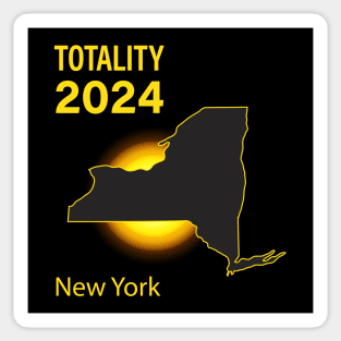 Total Solar Eclipse New York State 2024 Sticker